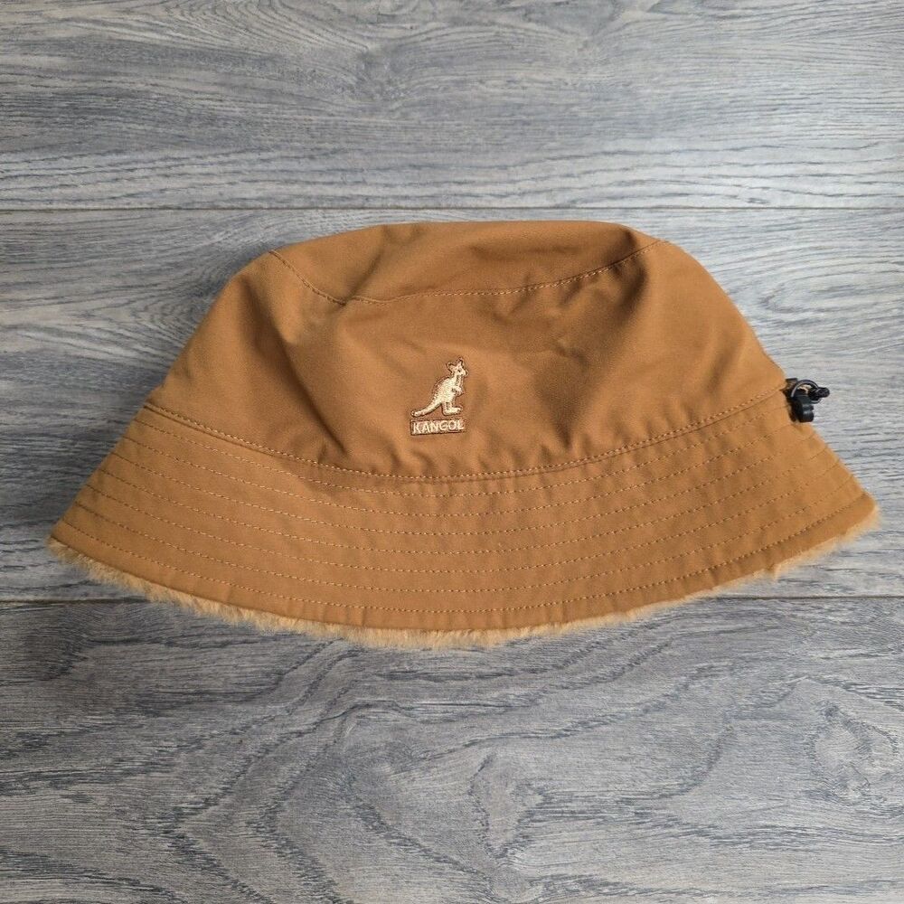 Men's Kangol Convertible Brown Casual Bucket Hat